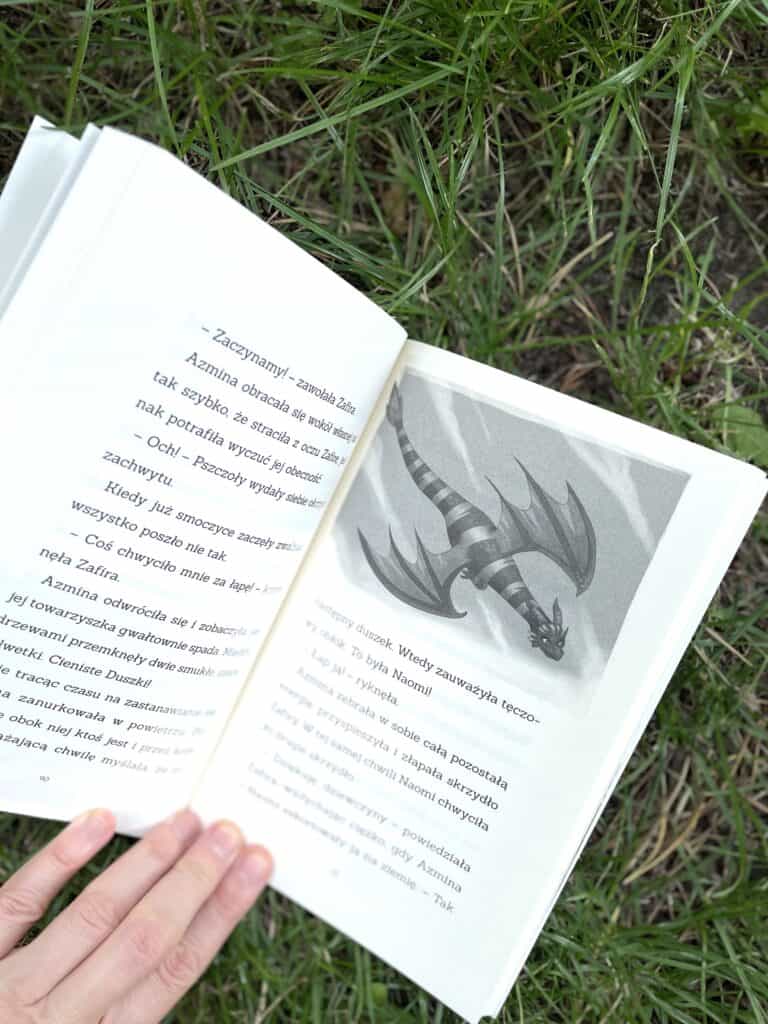 smocze-dziewczyny-azmina-smoczyca-o-zlotych-luskach-recenzja-ksiazki-dla-dzieci aktywne czytanie144