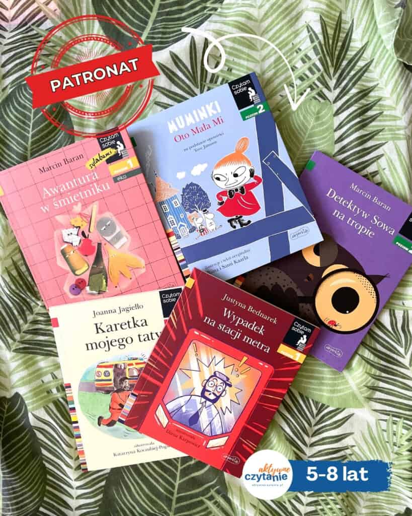 czytam-sobie-nowosci-z-serii-do-nauki-czytania-do-harperkids-recenzja-ksiazki-dla-dzieci-muminki aktywne czytanie
