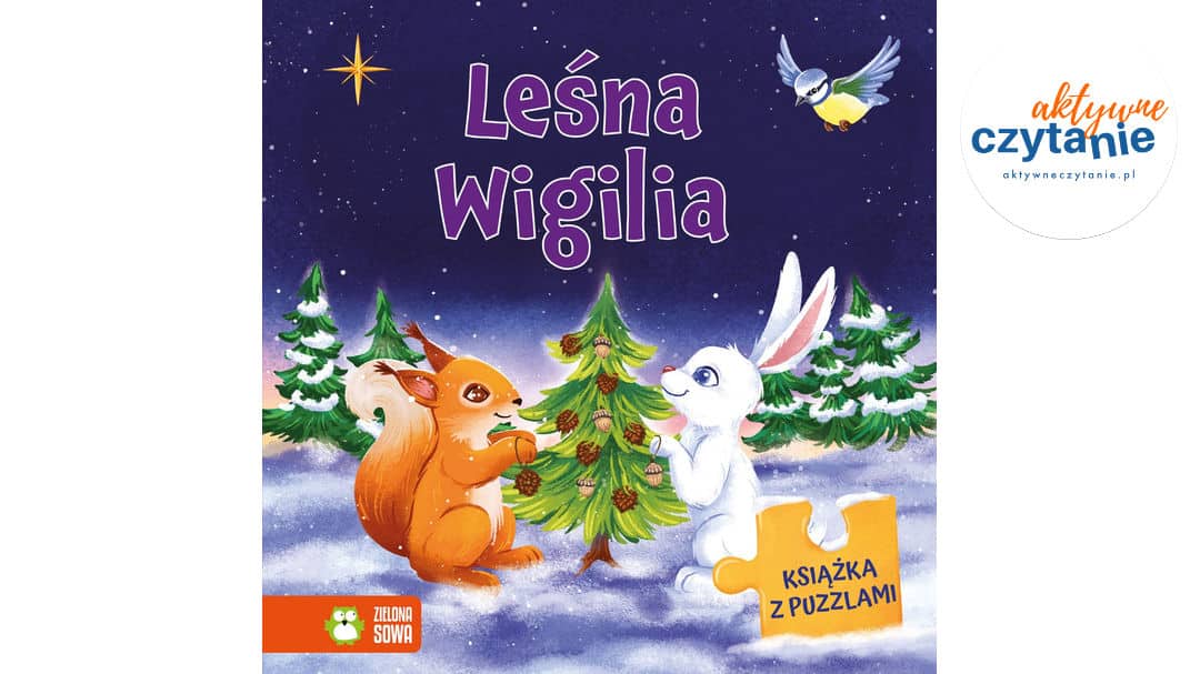 Leśna Wigilia. Książka z puzzlami
