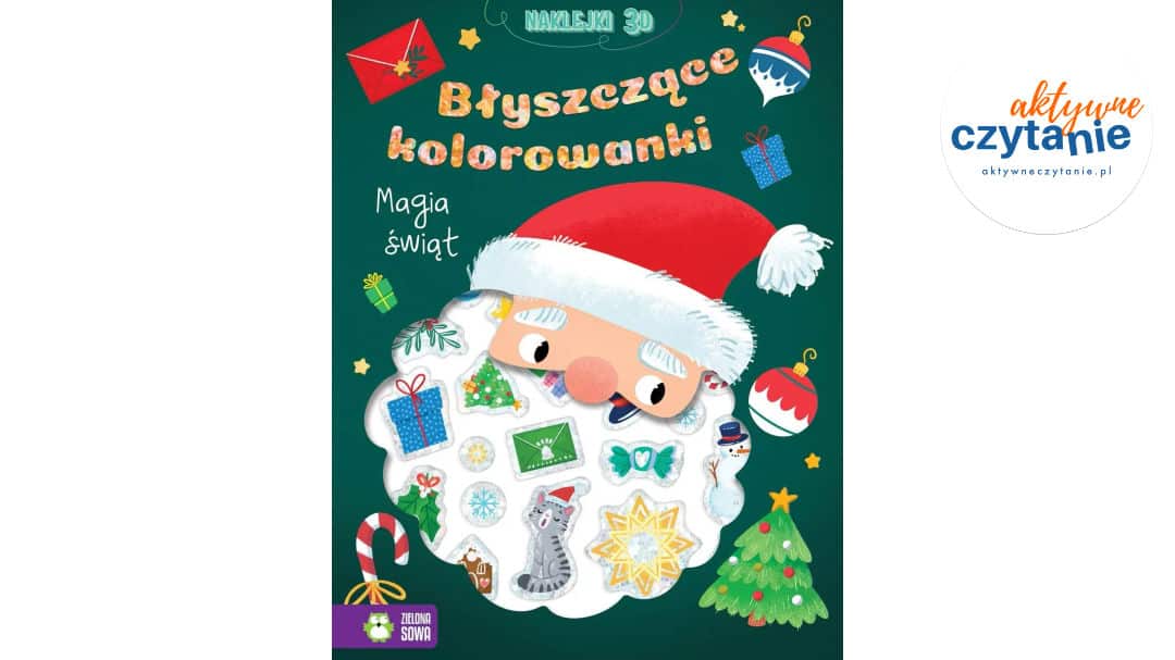 Magia świąt. Błyszczące kolorowanki