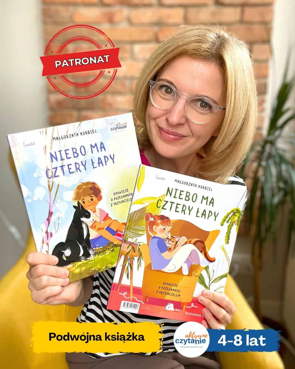 ”Niebo ma cztery łapy”. Podwójna książka o pożegnaniu zwierzaków