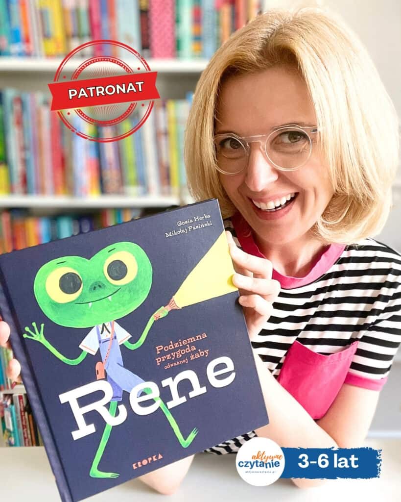 podziemna-przygoda-odwaznej-zaby-rene-recenzja-ksiazki-da-dzieci aktywne czytanie223