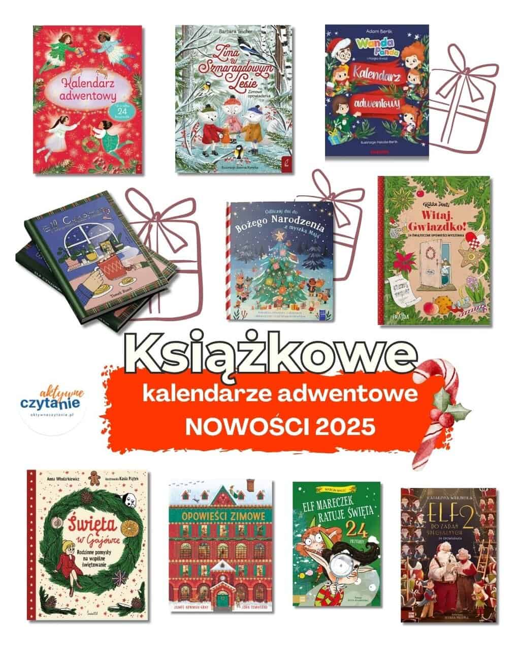 Książkowe kalendarze adwentowe na rok 2025
