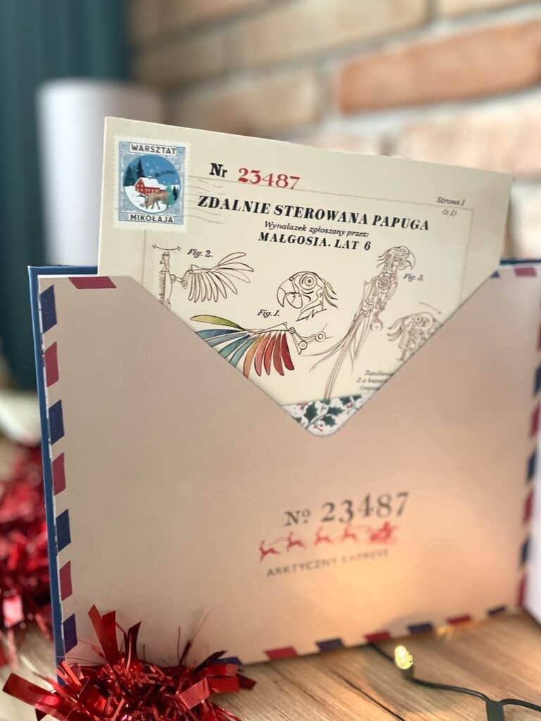 listy-z-bieguna-ksiazka-z-prawdziwymi-listami-od-mikolaja-recenzja-ksiazki-dla-dzieci aktywne czytanie7