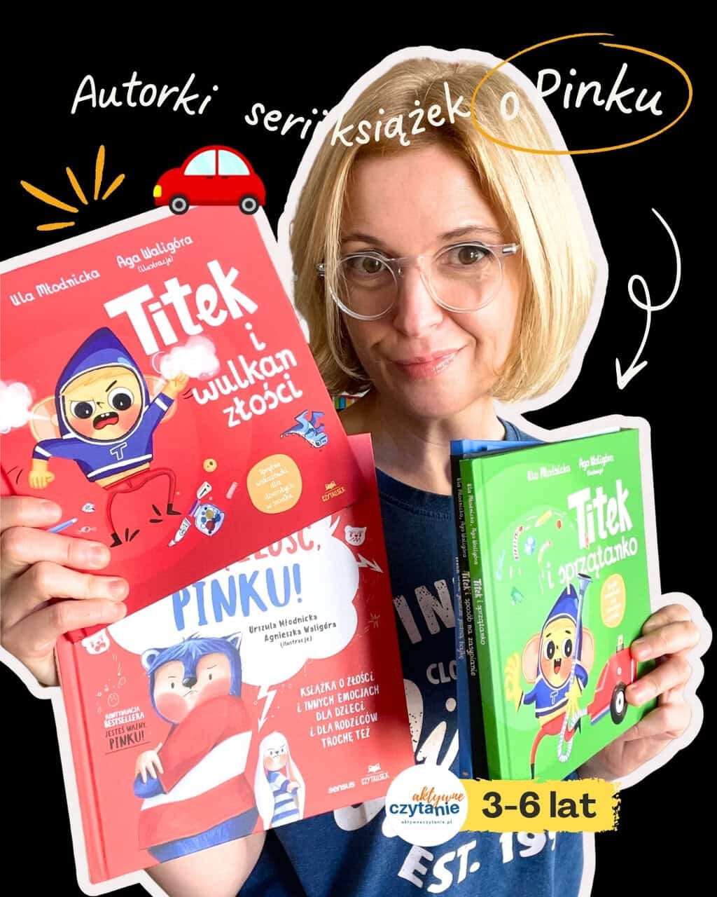 Titek, nowy bohater autorek serii o Pinku