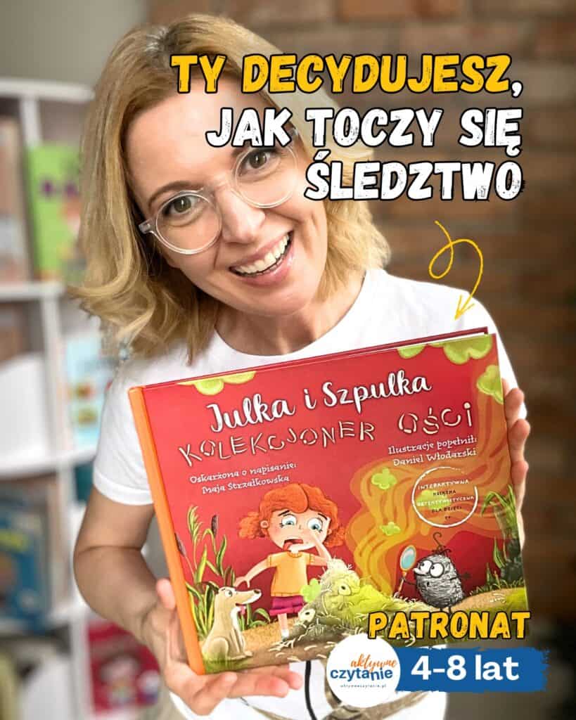 julka-i-szpulka-kolekcjoner-osci-ty-decydujesz-jak-toczy-sie-sledztwo-recenzja-ksiazki-dla-dzieci aktywne czytanie1
