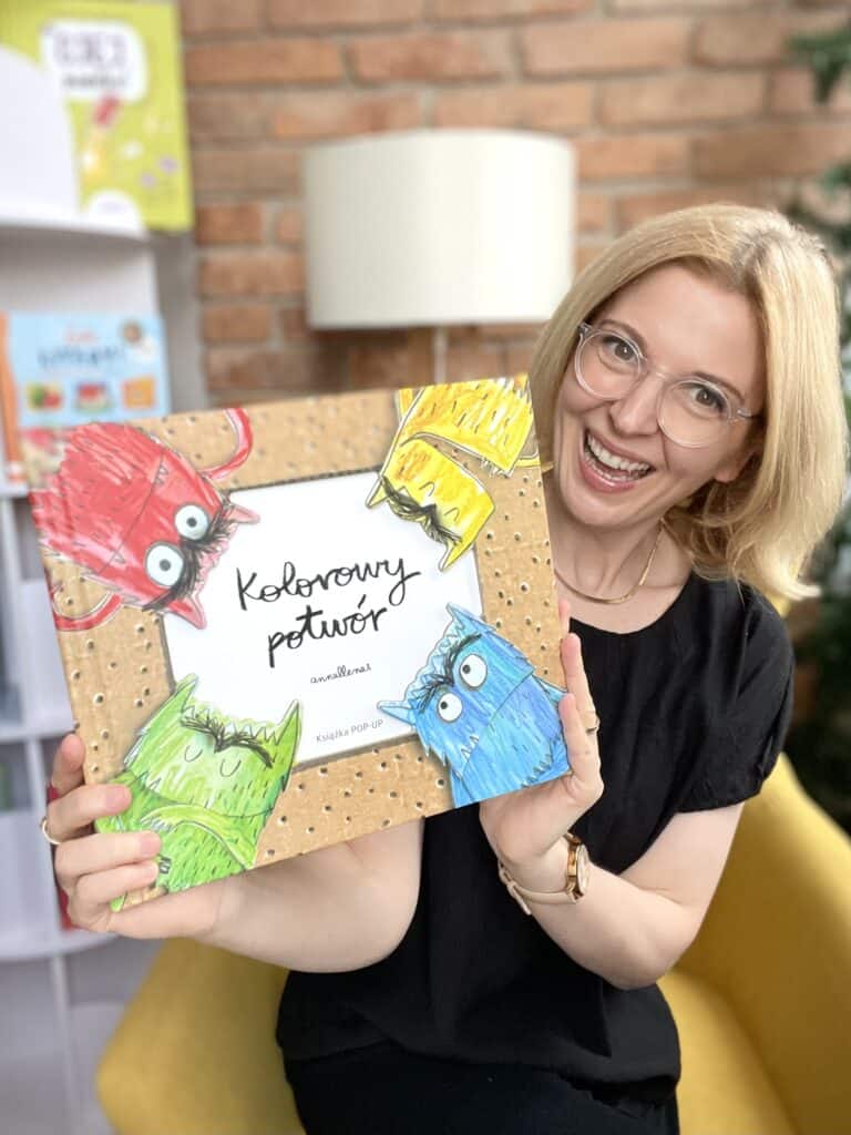 kolorowy potwor pop up recenzja ksiazki dla dzieci aktywne czytanie 1