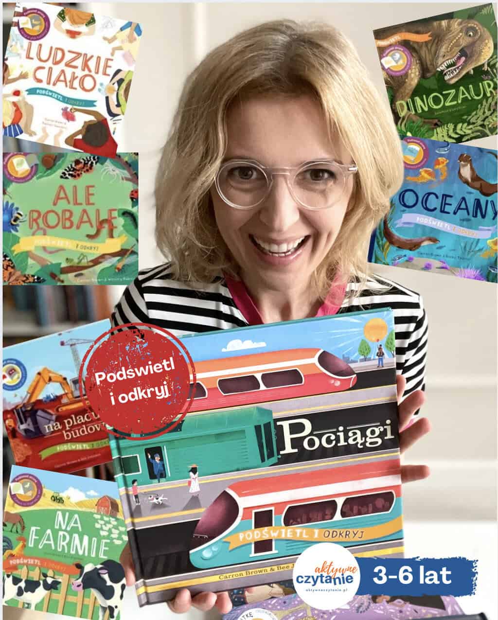 „Pociągi”. Seria PODŚWIETL I ODKRYJ