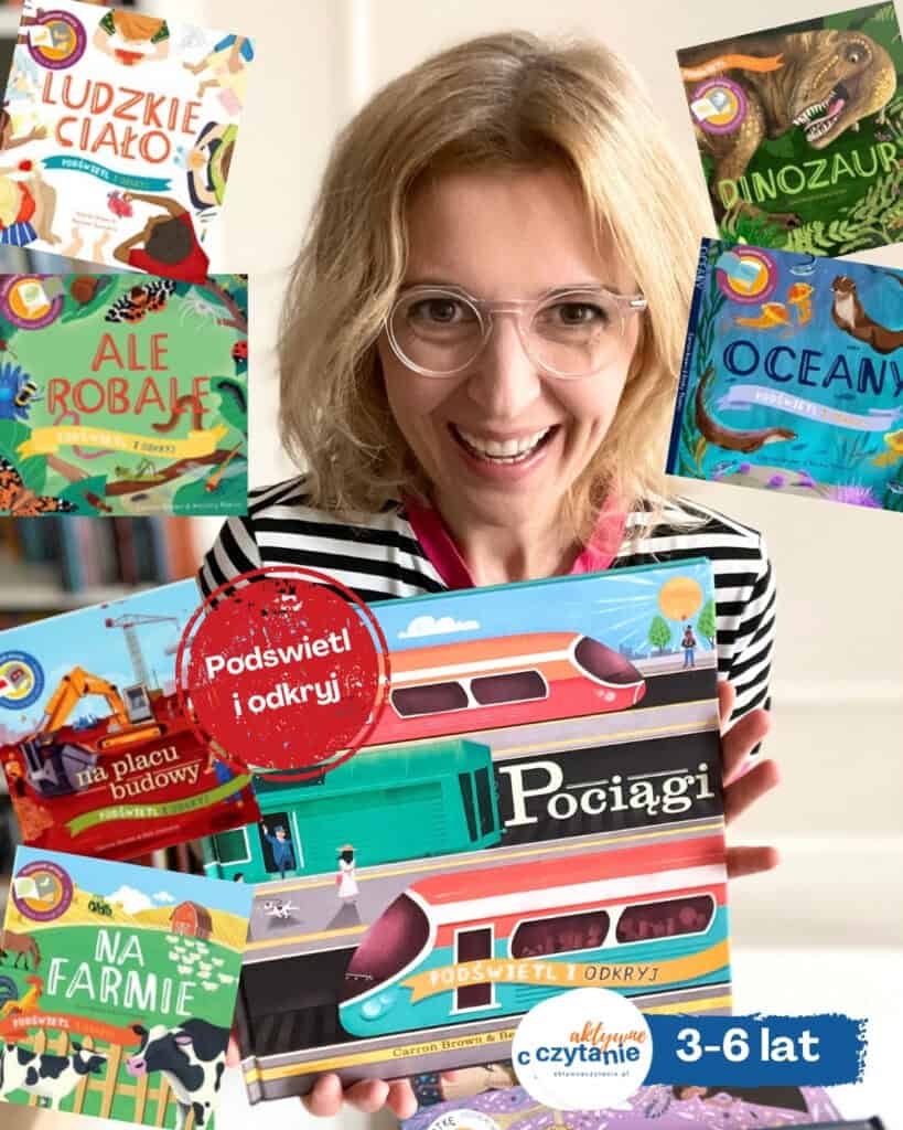 pociagi podswietl i odkryj recenzja ksiazki dla dzieci aktywne czytanie1