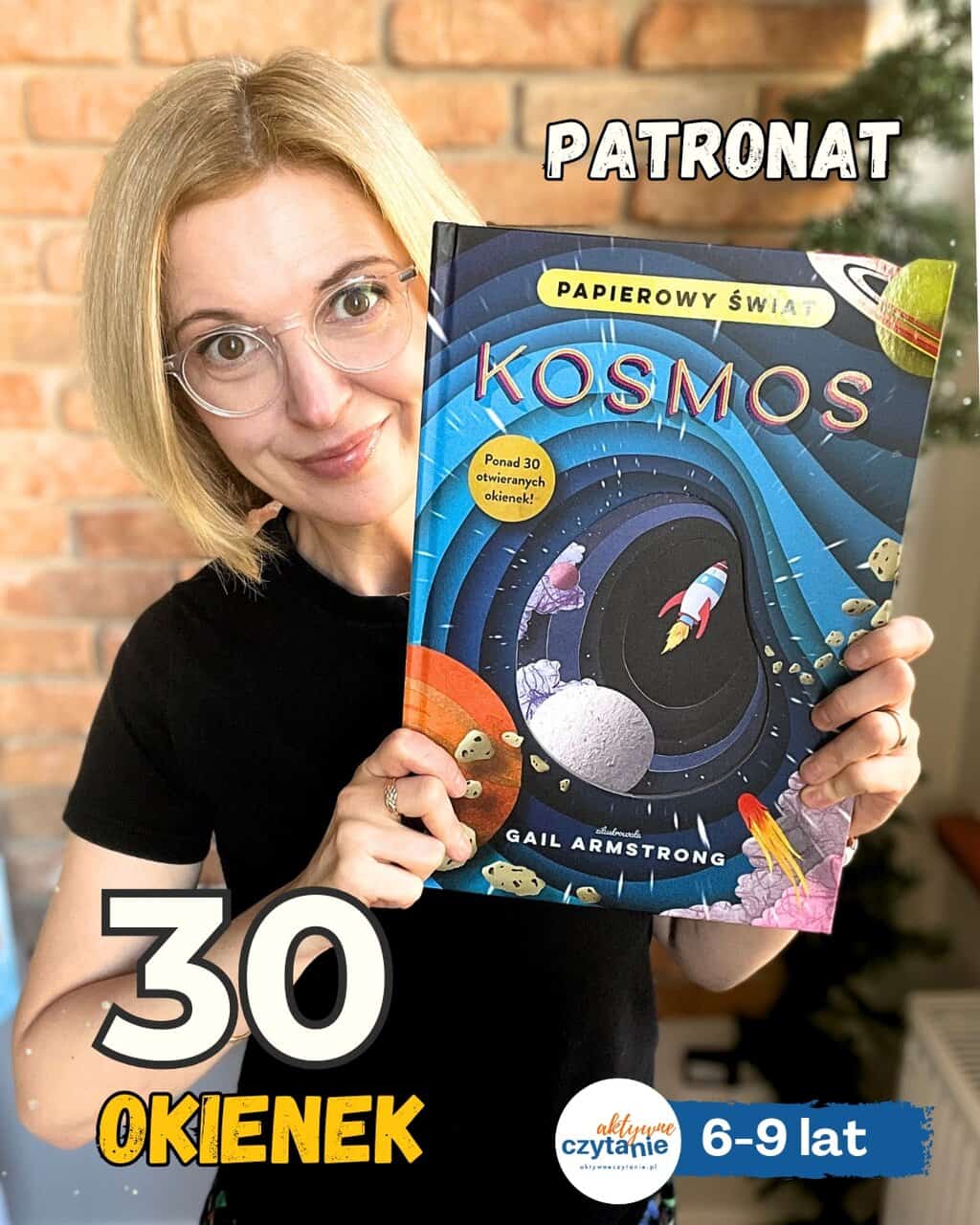 ”Papierowy świat KOSMOS”. 30 okienek w tej książce dla dzieci