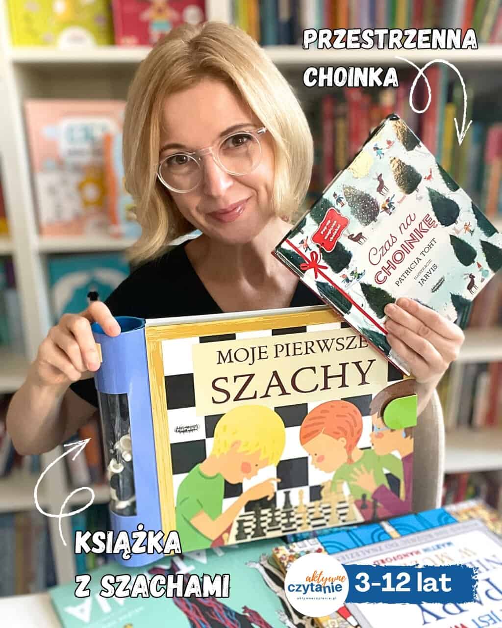 „”Moje pierwsze szachy. Kompletny zestaw do gry i nauki””, „Czas na choinkę”,„Mocarne maszyny”, „Gdzie jest Wally? Pary nie do pary”, „Anatomia” Wyjątkowe książki Wydawnictwo Mamania