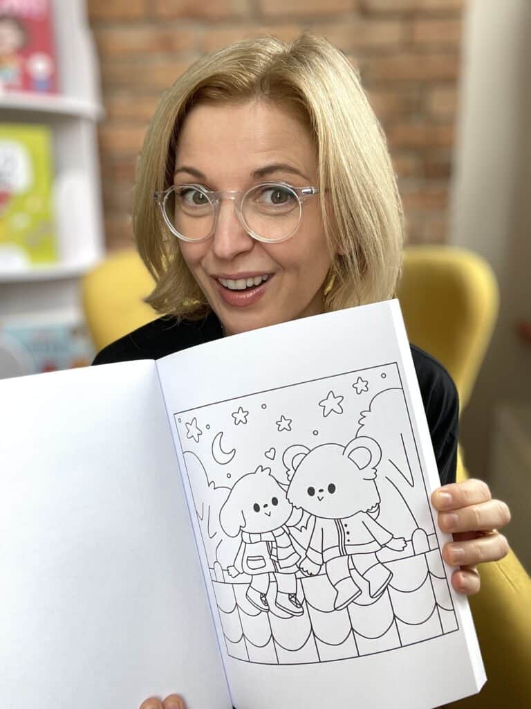 kocham cie czule kolorowanka recenzja ksiazki dla dzieci aktywne czytanie mamania 1