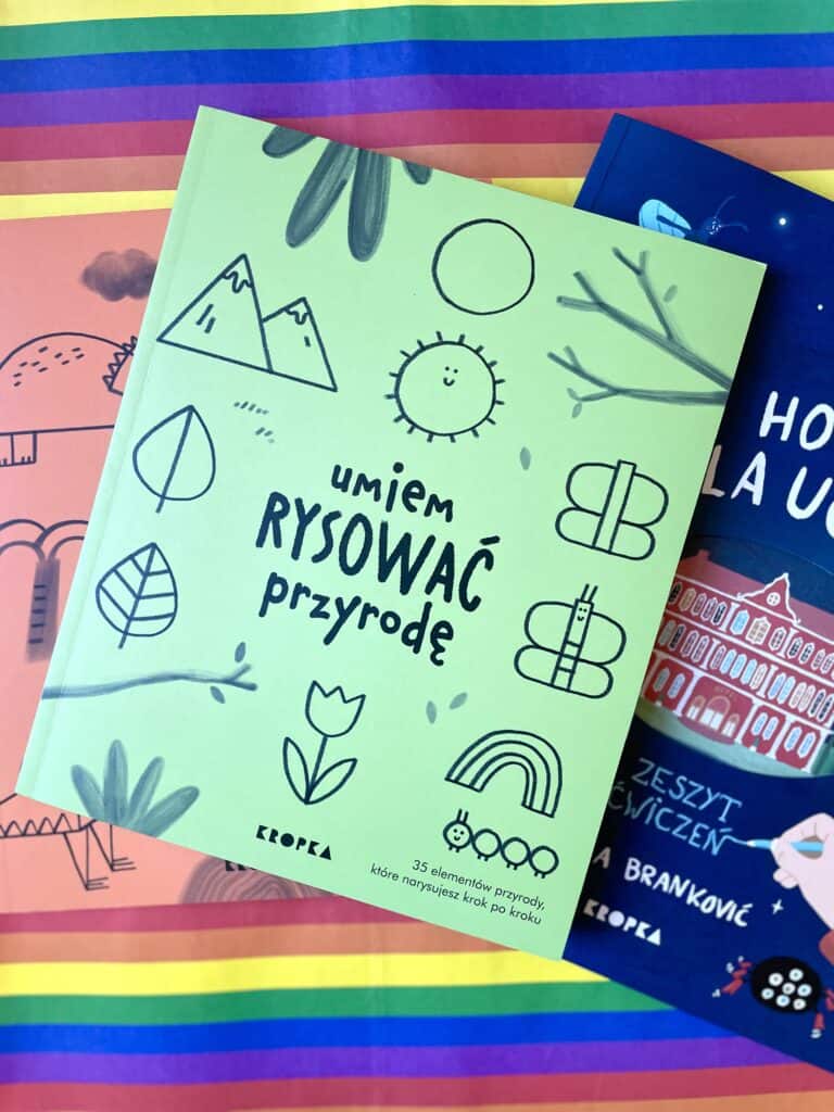 umiem rysowac przyrode recenzja ksiazki dla dzieci aktywne czytanie1