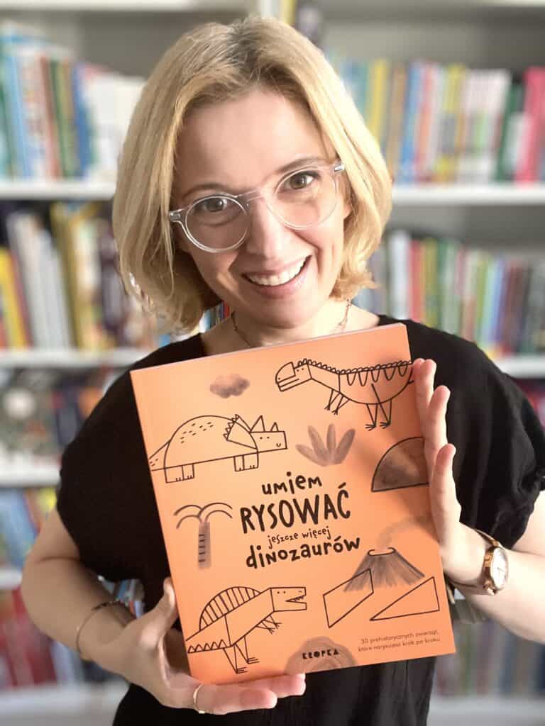 umier rysowac jeszcze wiecej dinozaurow recenzja ksiazki dla dzieci aktywne czytanie1