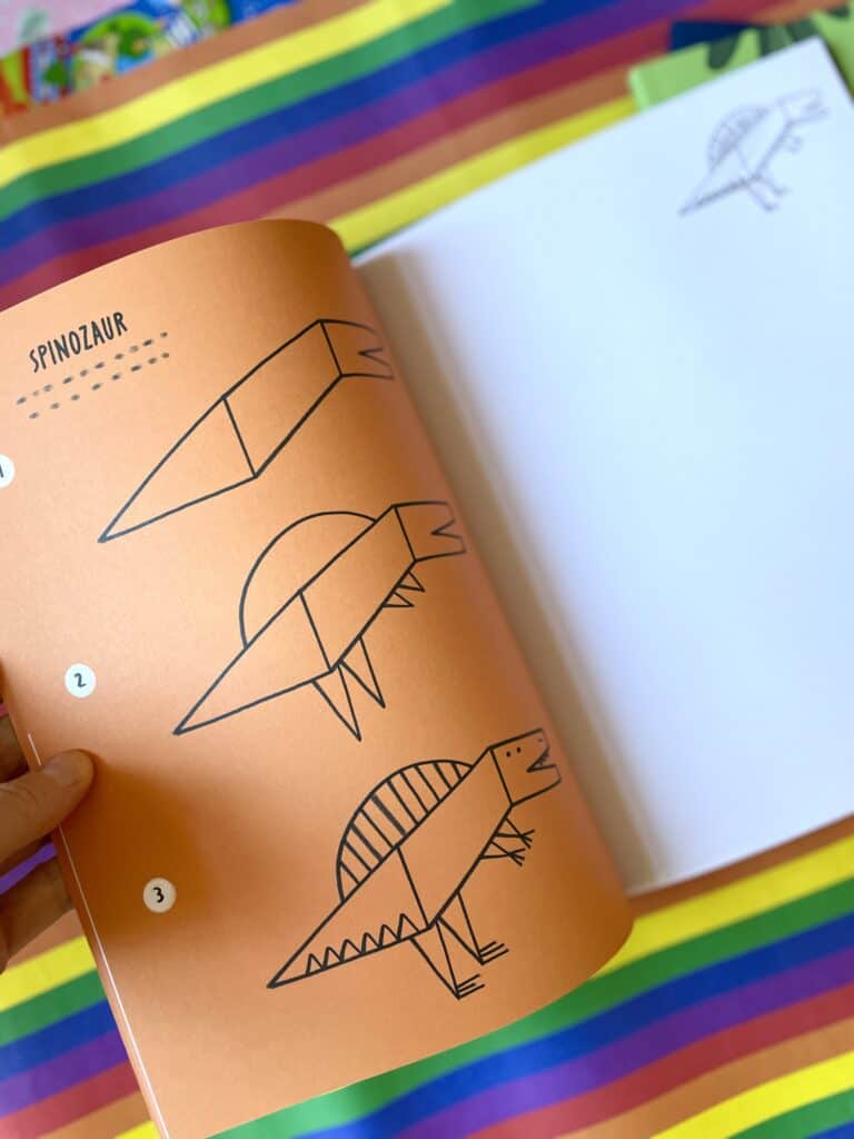 umier rysowac jeszcze wiecej dinozaurow recenzja ksiazki dla dzieci aktywne czytanie1