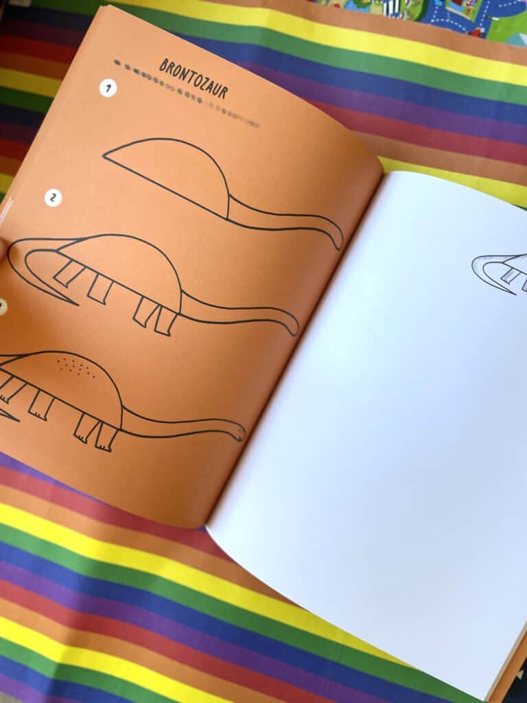 umier rysowac jeszcze wiecej dinozaurow recenzja ksiazki dla dzieci aktywne czytanie1