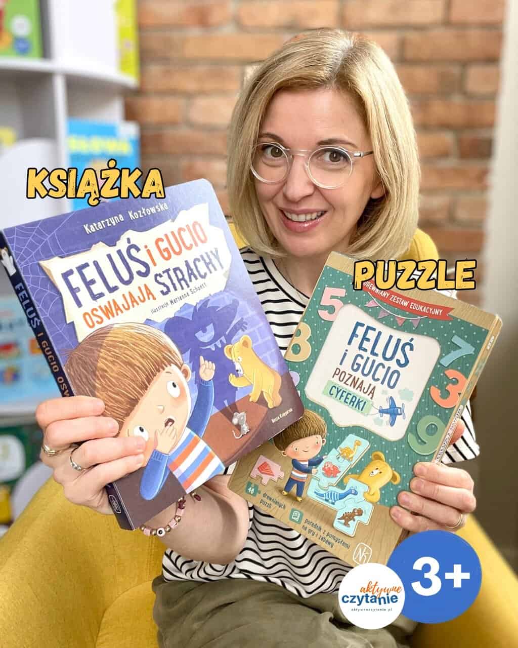 ”Feluś i&nbsp;Gucio oswajają strachy” i&nbsp;bawią się puzzlami