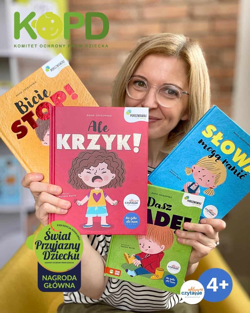 Książki dla dzieci wspierające emocje. Seria ”Porozmawiaj ze&nbsp;mną”