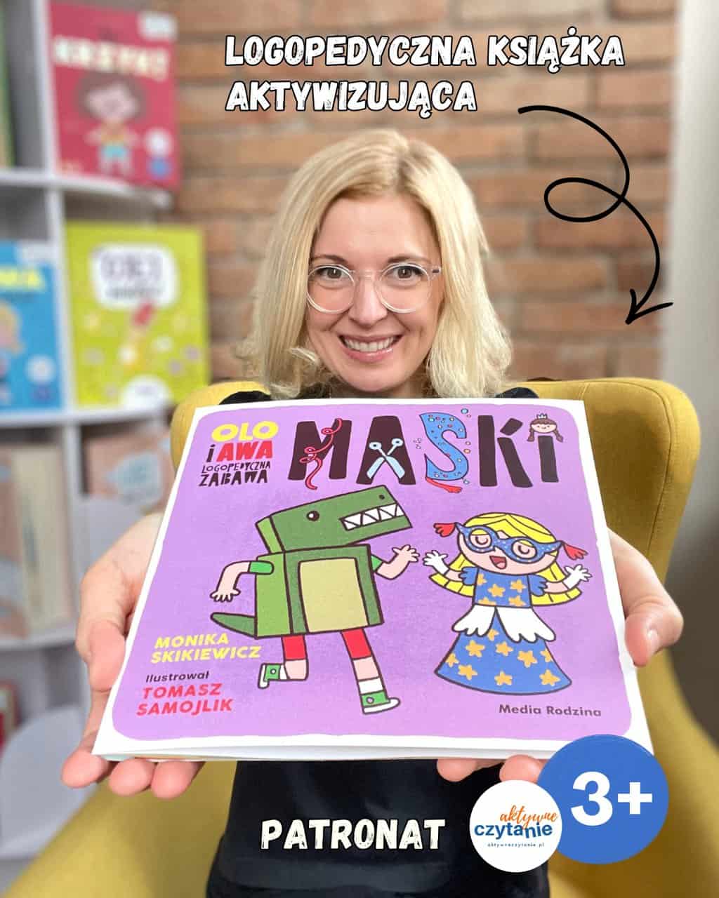 Olo i&nbsp;Awa logopedyczna zabawa. MASKI