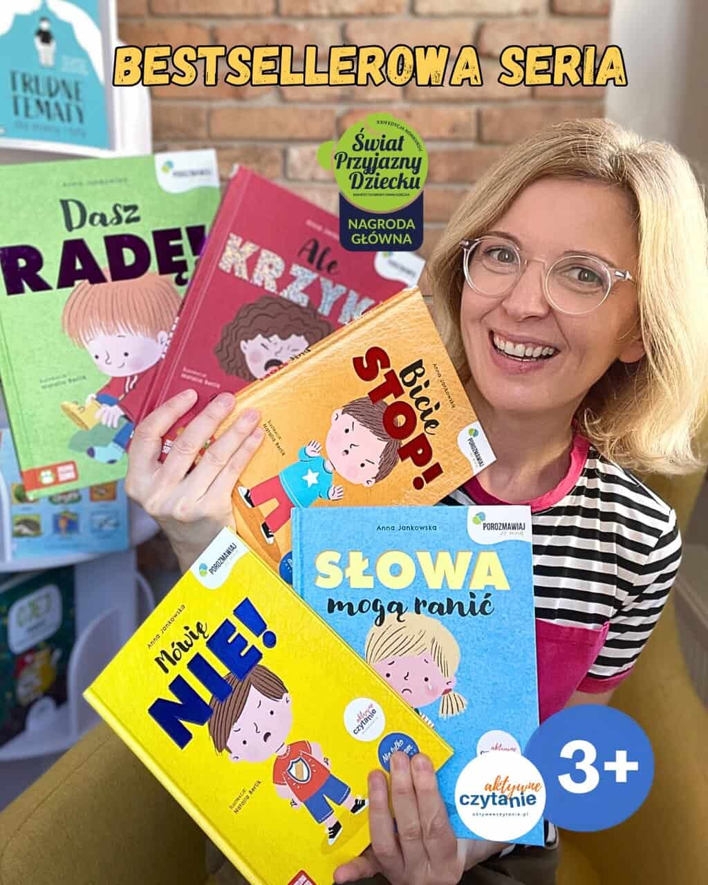 Książki dla dzieci wspierające emocje. Seria ”Porozmawiaj ze mną”