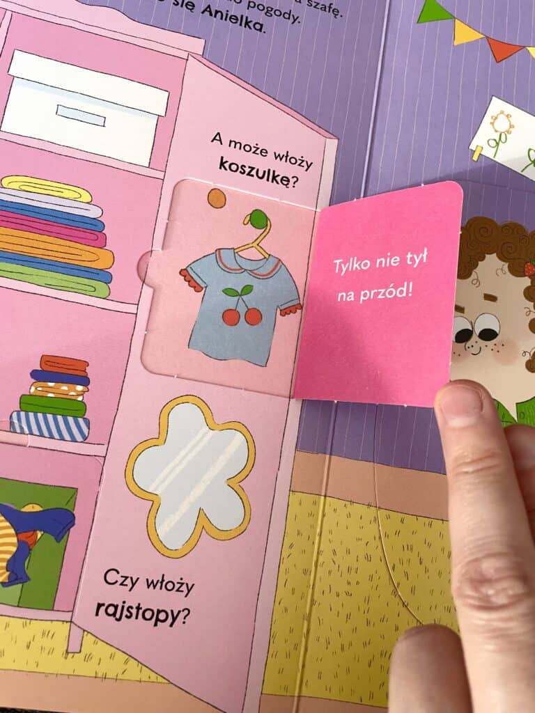 co-zrobi-anielka-o-poranku-kartonowa-ksiazka-z-okienkami-dla-dzieci-2-5-lat-recenzja-swietlik aktywne czytanie1