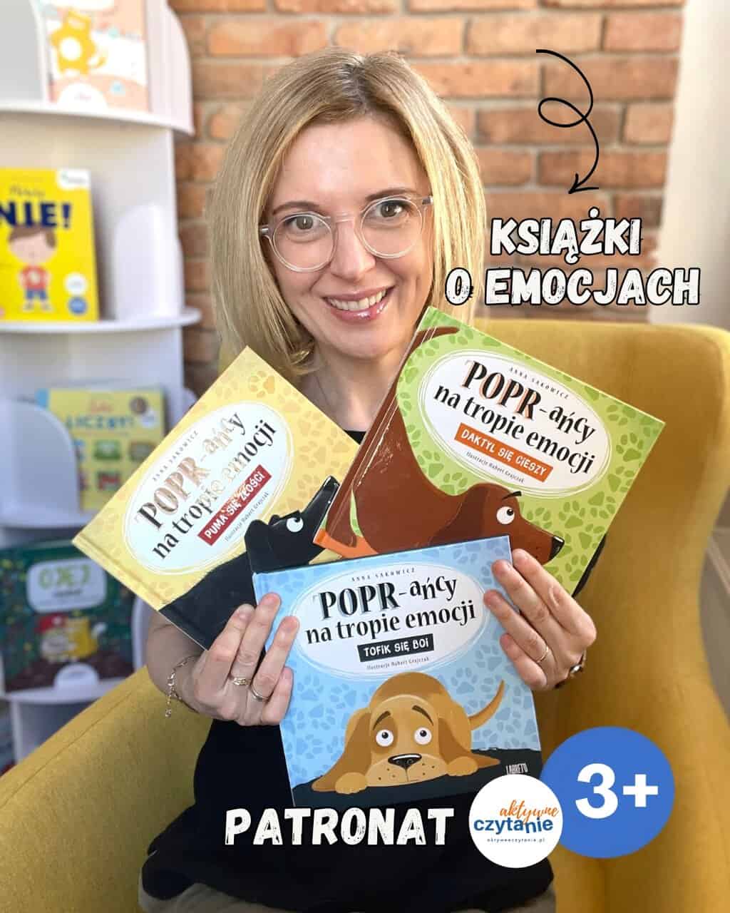 ”POPR-ańcy na&nbsp;tropie emocji”. Książki o&nbsp;emocjach dla dzieci 3-6 lat. Wydawnictwo Labreto