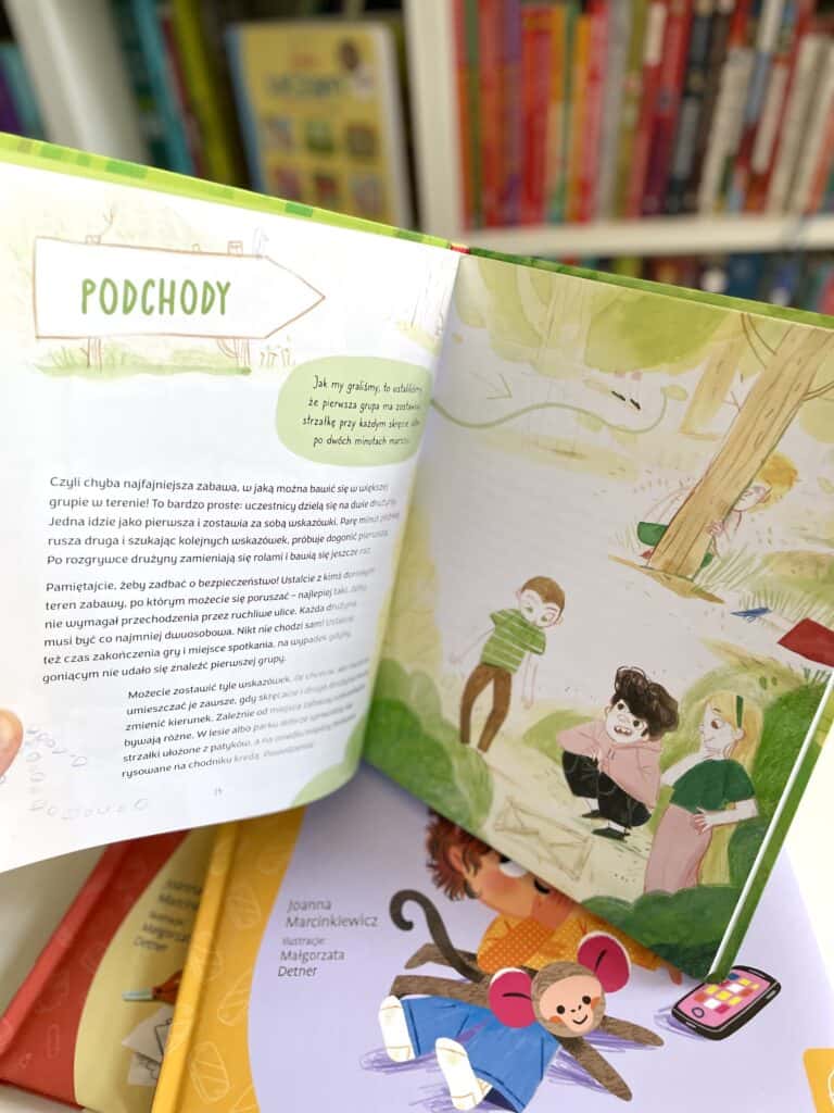 poszukiwacze-przygod-w-co-sie-bawic-ksiazka-z-pomyslami-na-zabawy-wydawnictwo-wilga-recenzja aktywne czytanie4