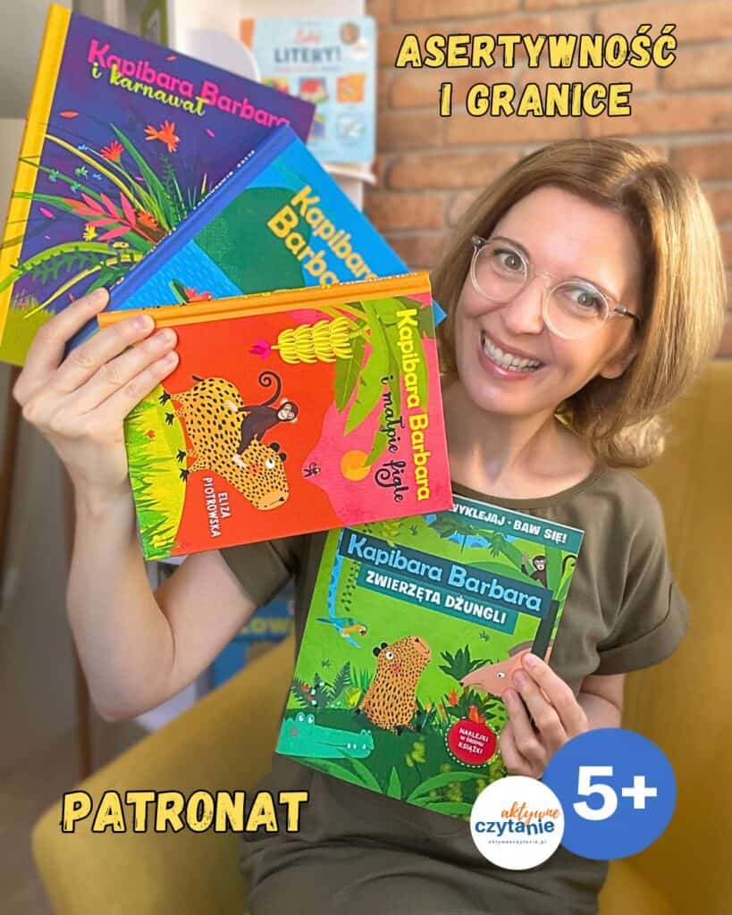 kapibara barbara i malpie figle recenzja ksiazki dla dzieci aktywne czytanie