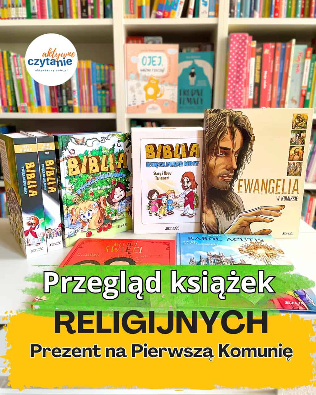 „Biblia. Księga pełna mocy”, antologia „Młodzi Święci”, „Ewangelia w&nbsp;komiksie, Opowieść o&nbsp;Karolu Acutisie