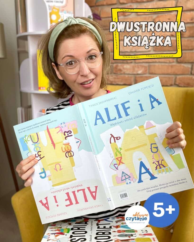 alif-i-a-wedrowki-wsrod-alfabetow-dwustronna-ksiazka-dla-dzieci-wydawnictwo-muchomor aktywne czytanie8