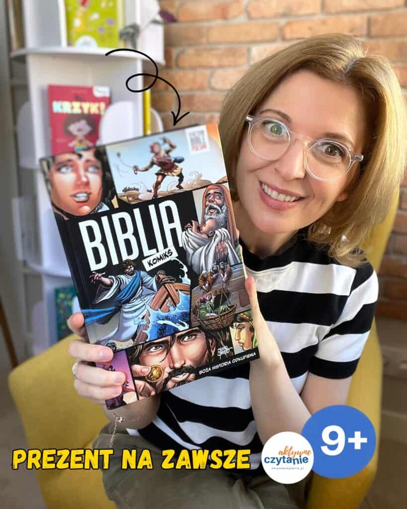 biblia-komiks-na-prezent-komunijny-i-nie-tylko-wydawnictwo-aa-recenzja-ksiazki-dla-dzieci aktywne czytanie24