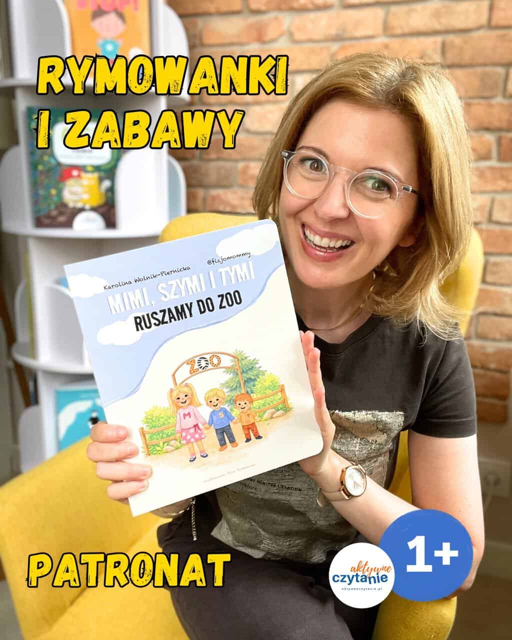 ”Mimi, Szymi i&nbsp;Tymi. Ruszamy do&nbsp;ZOO”. Książka pełna zabaw, wierszyków i&nbsp;ćwiczeń