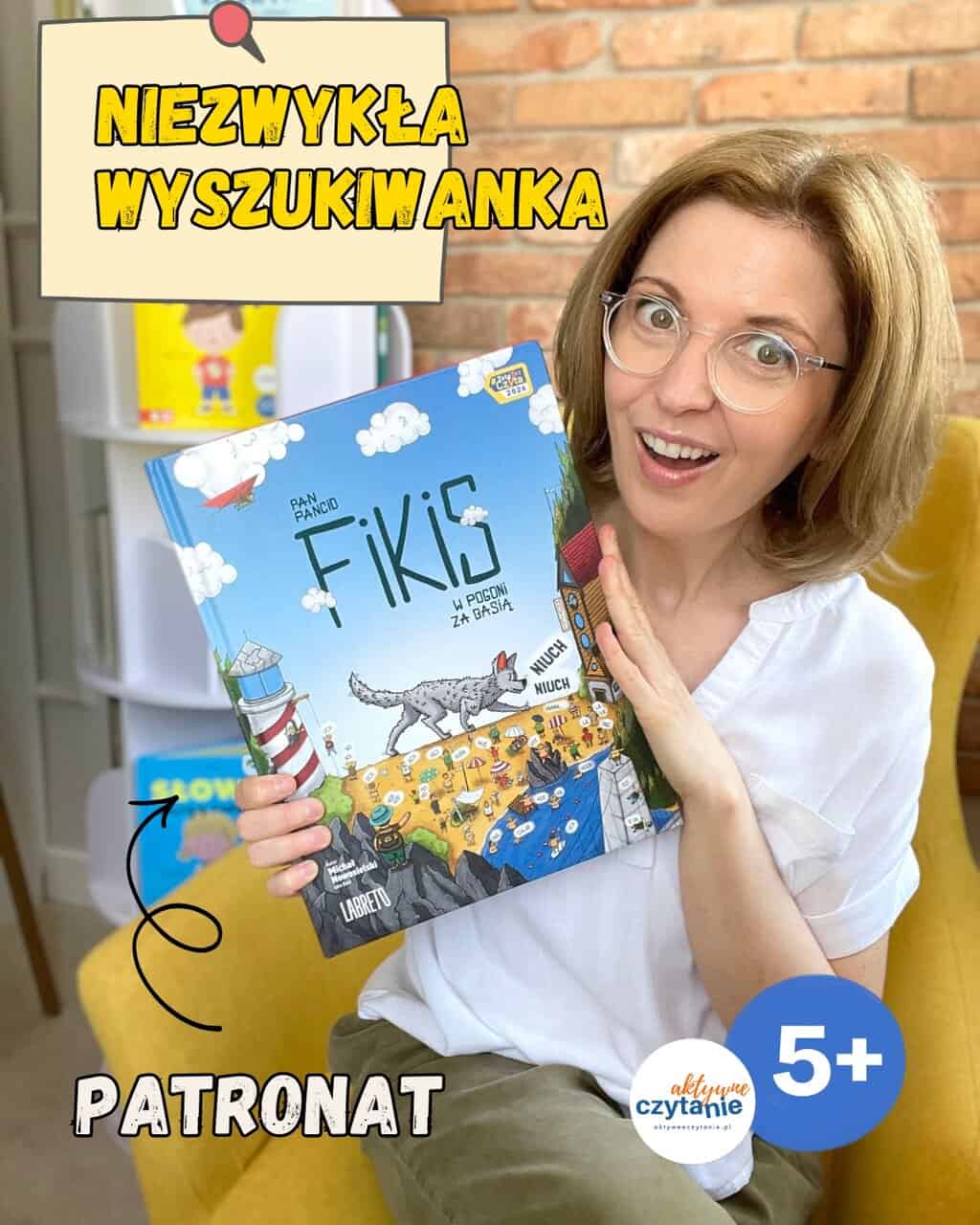 Pan Pancio Fikis. W&nbsp;pogoni za&nbsp;Basią. Książka wyszukiwanka dla dzieci 5-9 lat