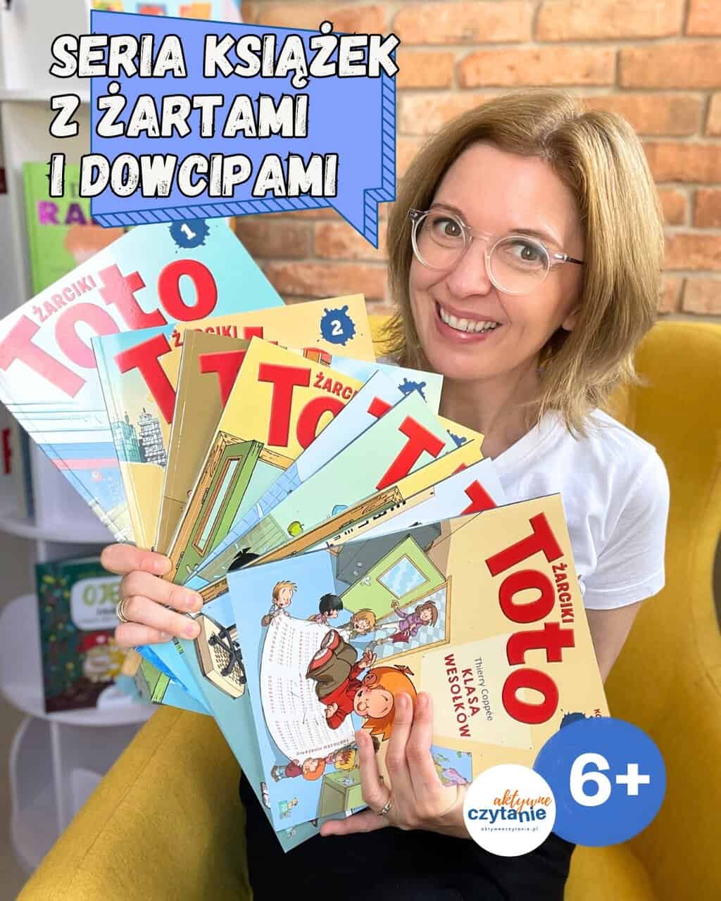 „Żarciki Toto”. Seria książek pełnych dowcipów i&nbsp;humoru. Wydawnictwo MD&nbsp;Creative