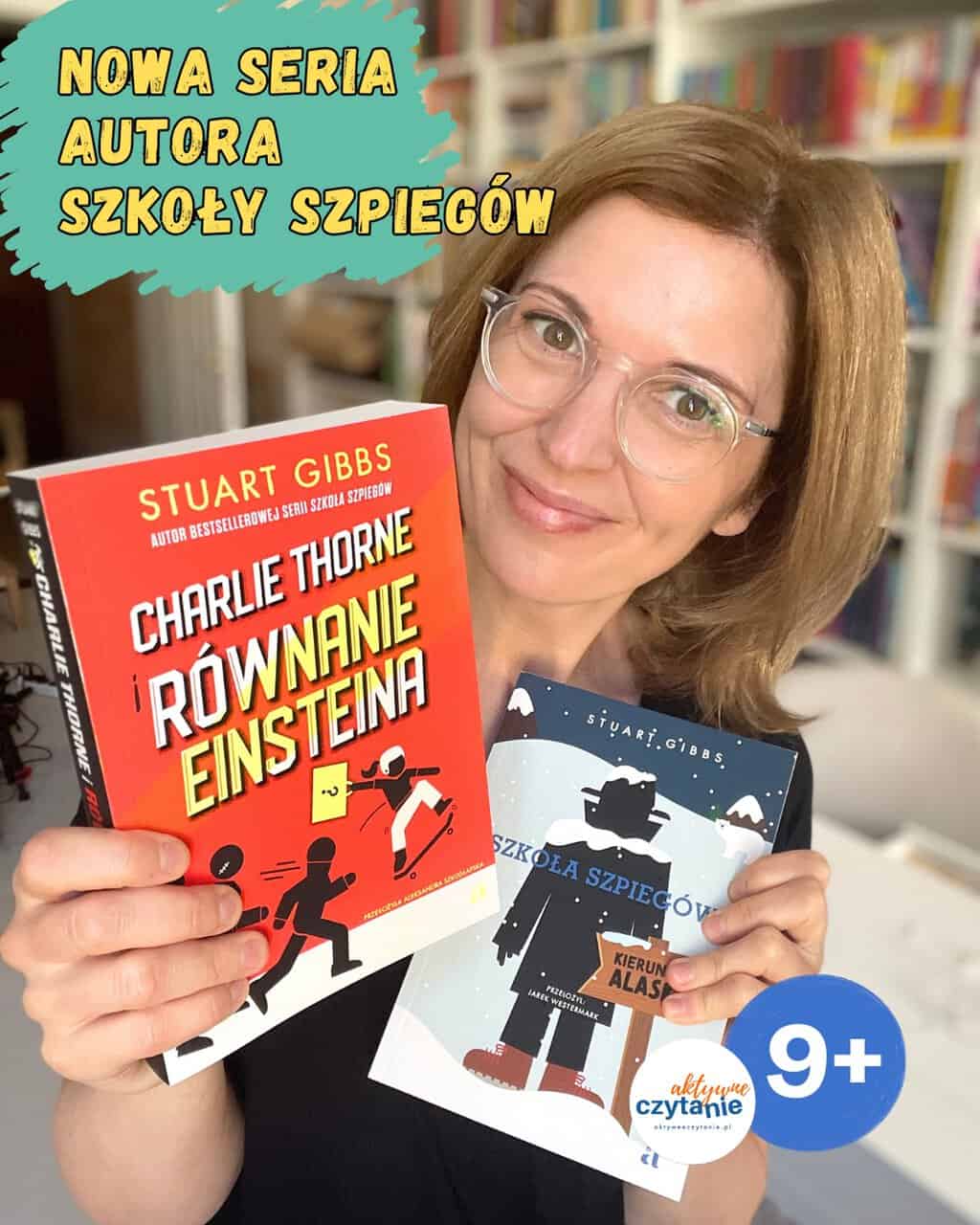„Charlie Thorne i&nbsp;równanie Einsteina” Nowa seria autora Szkoły Szpiegów. Wydawnictwo Agora dla dzieci 