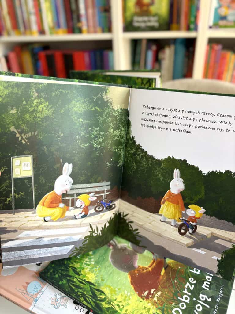 dobrze-byc-twoja-mama-najpiekniejsza-ksiazka-o-milosci-z-ilustracjami-emili-dziubak-recenzja aktywne czytanie anna jankowska1