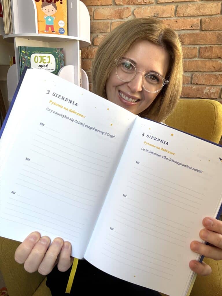pytanie-na-dobranoc-dziennik-dla-dzieci-wypelniacie-wspomnieniami-przez-3-lata-recenzja-ksiazki aktywne czytanie2