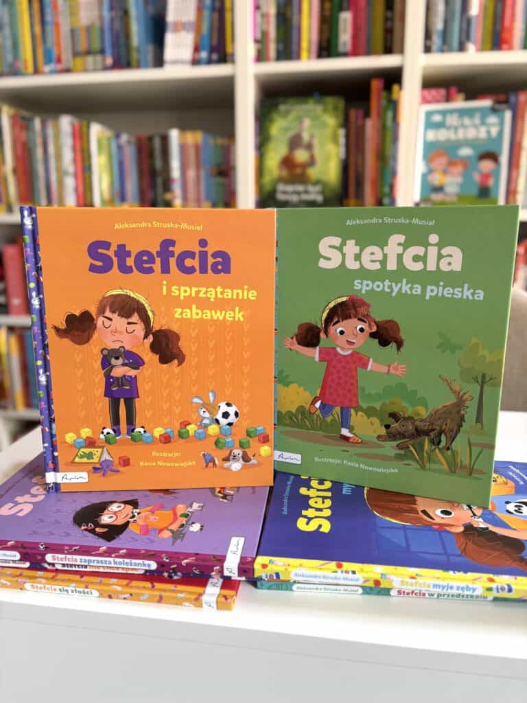 stefcia-i-sprzatanie-zabawek-stefcia-spotyka-pieska-z-wydawnictwo-papilon-recenzja-ksiazki-dla-dzieci