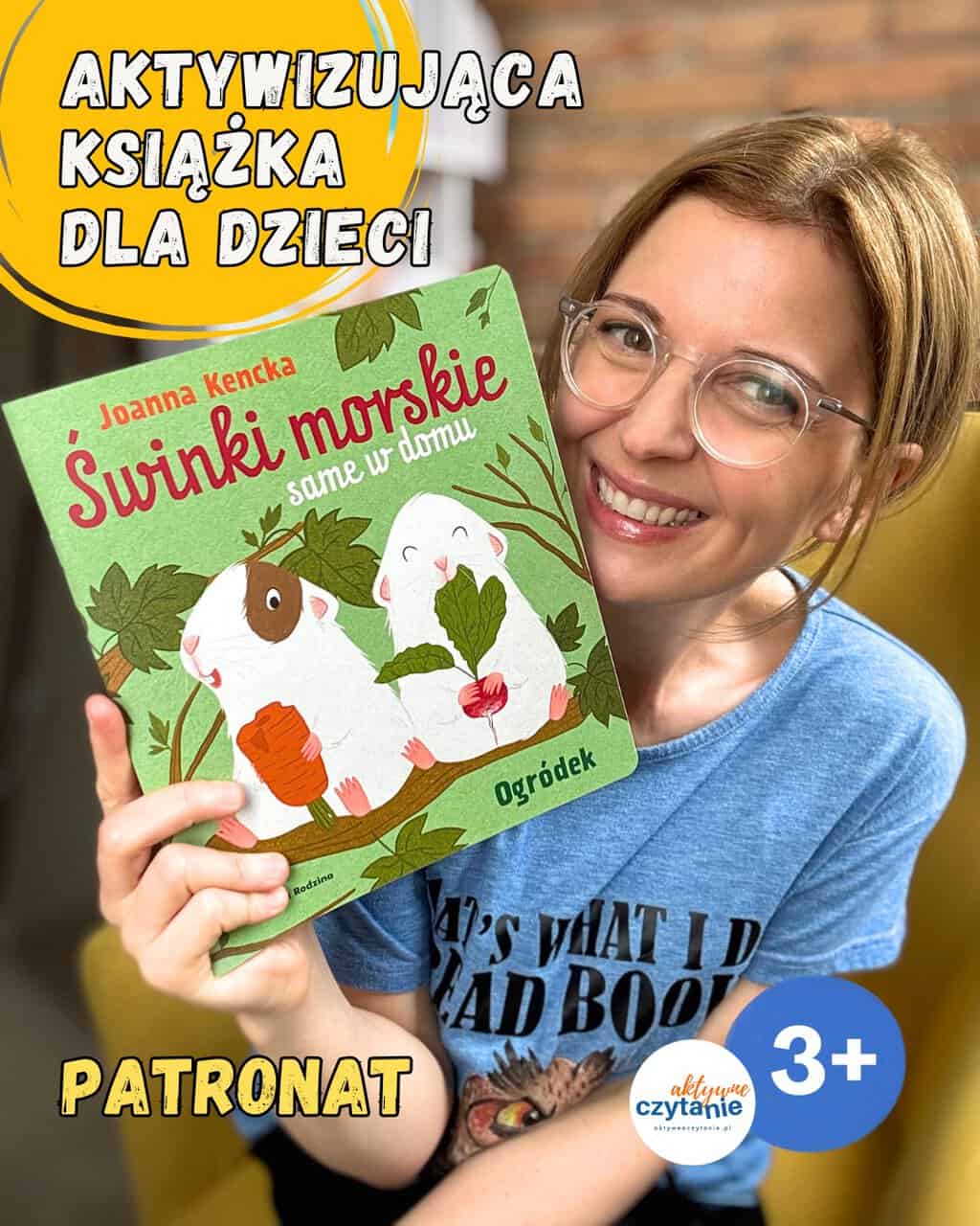 „Świnki morskie same w&nbsp;domu. OGRÓDEK” Aktywizująca książka dla dzieci Media Rodzina