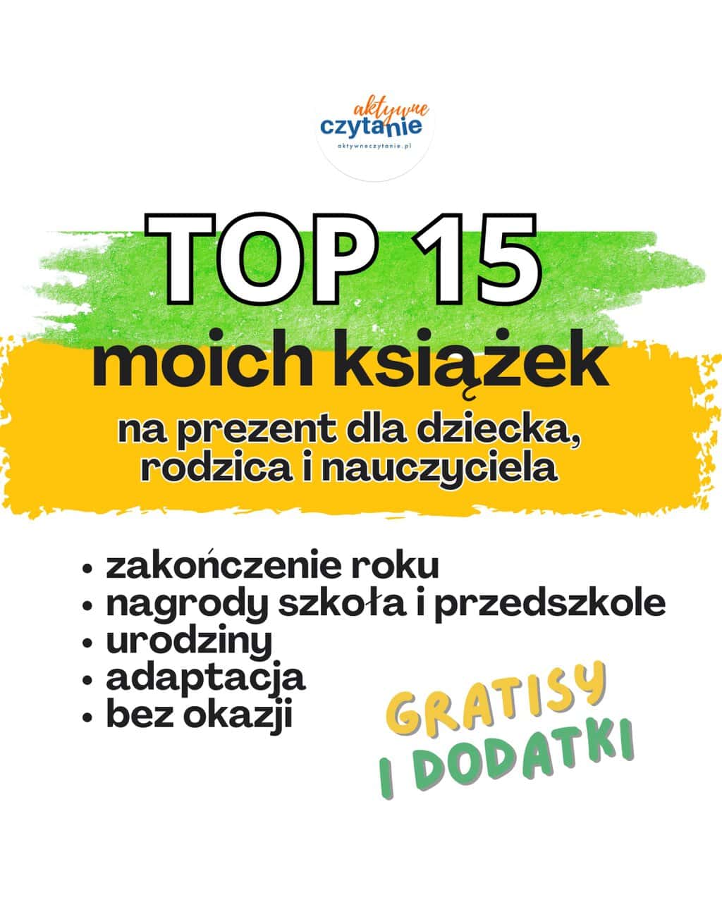 TOP 15 książek na&nbsp;prezent dla przedszkolaka, ucznia, nauczyciela i&nbsp;rodzica