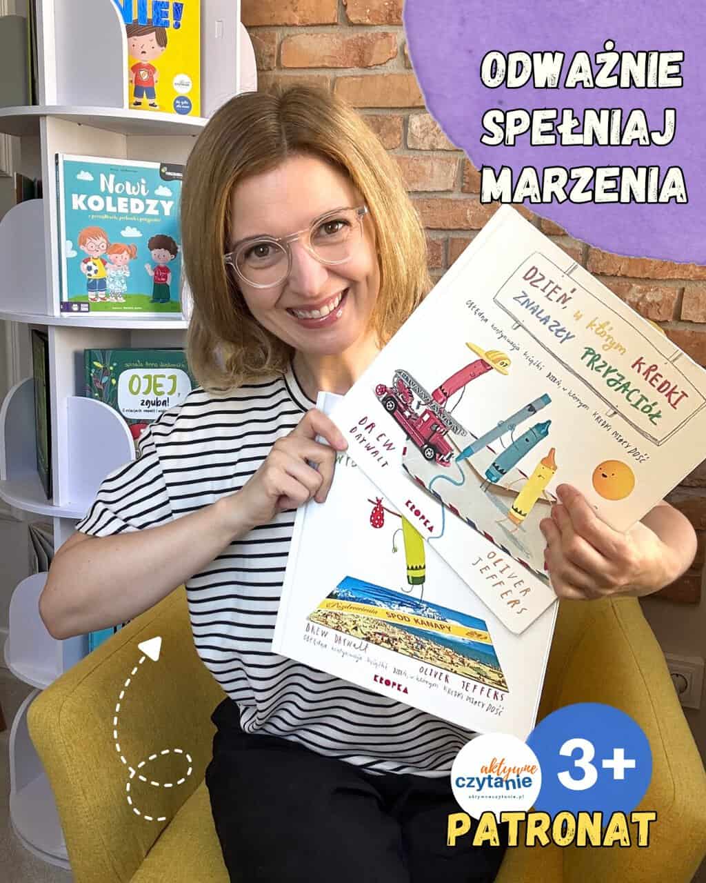 ”Dzień, w&nbsp;którym&nbsp;kredki znalazły przyjaciół” Wydawnictwo Kropka