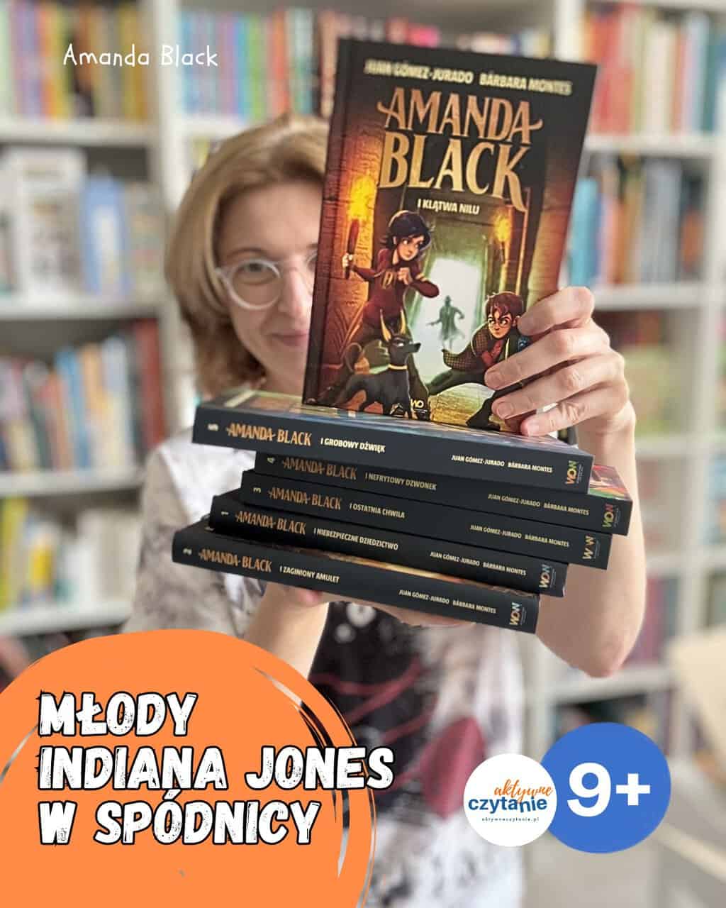 „Amanda Black” Wciągająca seria Wydawnictwo SQN