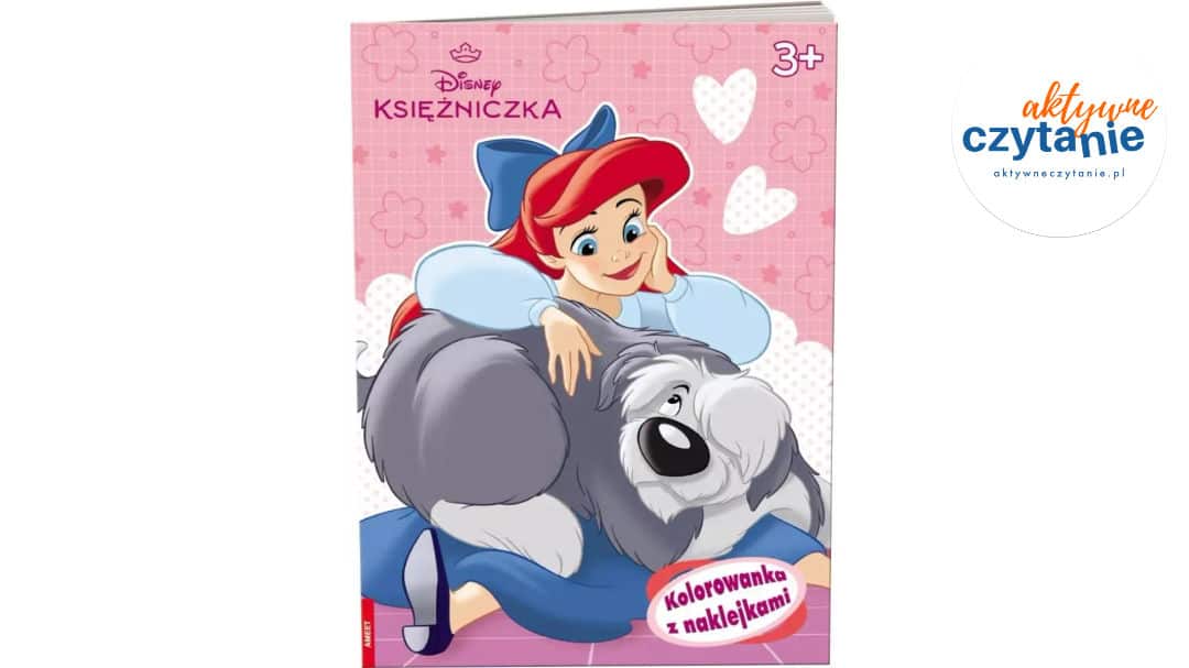 Disney Księżniczka. Kolorowanka z&nbsp;naklejkami