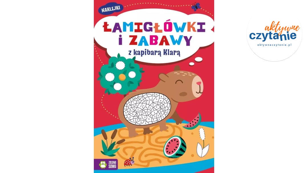 Łamigłówki i&nbsp;zabawy z&nbsp;kapibarą Klarą