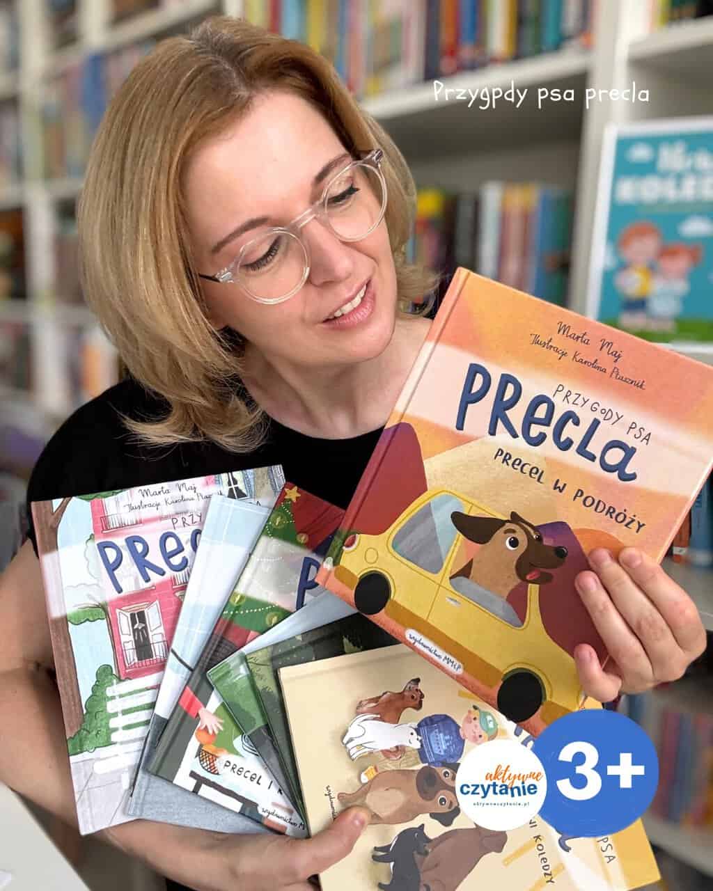 ”Przygpdy psa Precla. Precel w&nbsp;podróży” Wydawnictwo MMiP