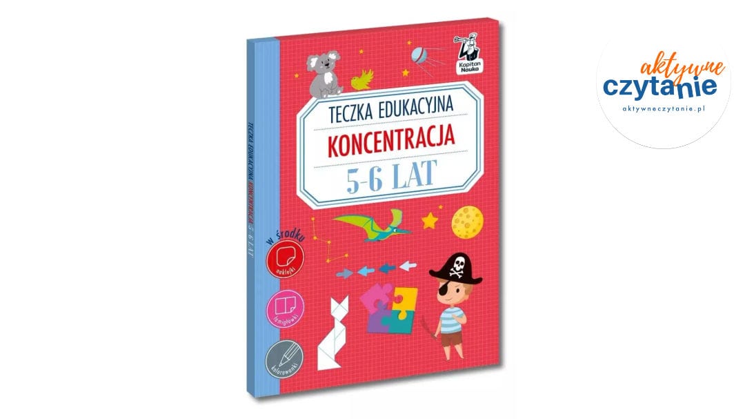 Teczka edukacyjna Koncentracja 5-6 lat Kapitan…