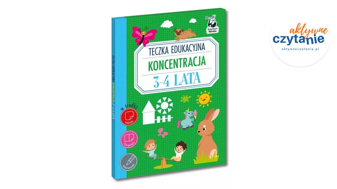 Teczka edukacyjna Koncentracja 3-4 lata Kapitan…