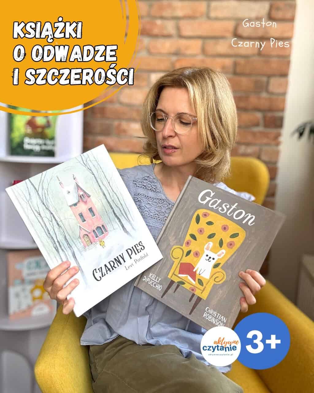 ”Gaston” i&nbsp;„Czarny Pies” Wydawnictwo Tako. Mądre książki dla dzieci o&nbsp;rodzinie