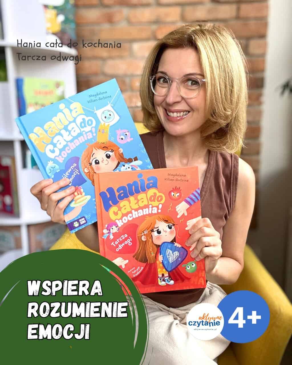 ”Hania cała do&nbsp;kochania. Tarcza odwagi”. Wydawnictwo Zielona Sowa