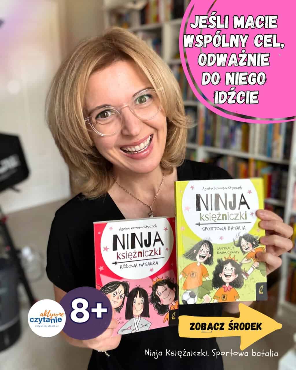 ”Ninja Księżniczki. Sportowa batalia”. Książka dla dzieci 8-12 lat budująca wiarę w&nbsp;siebie